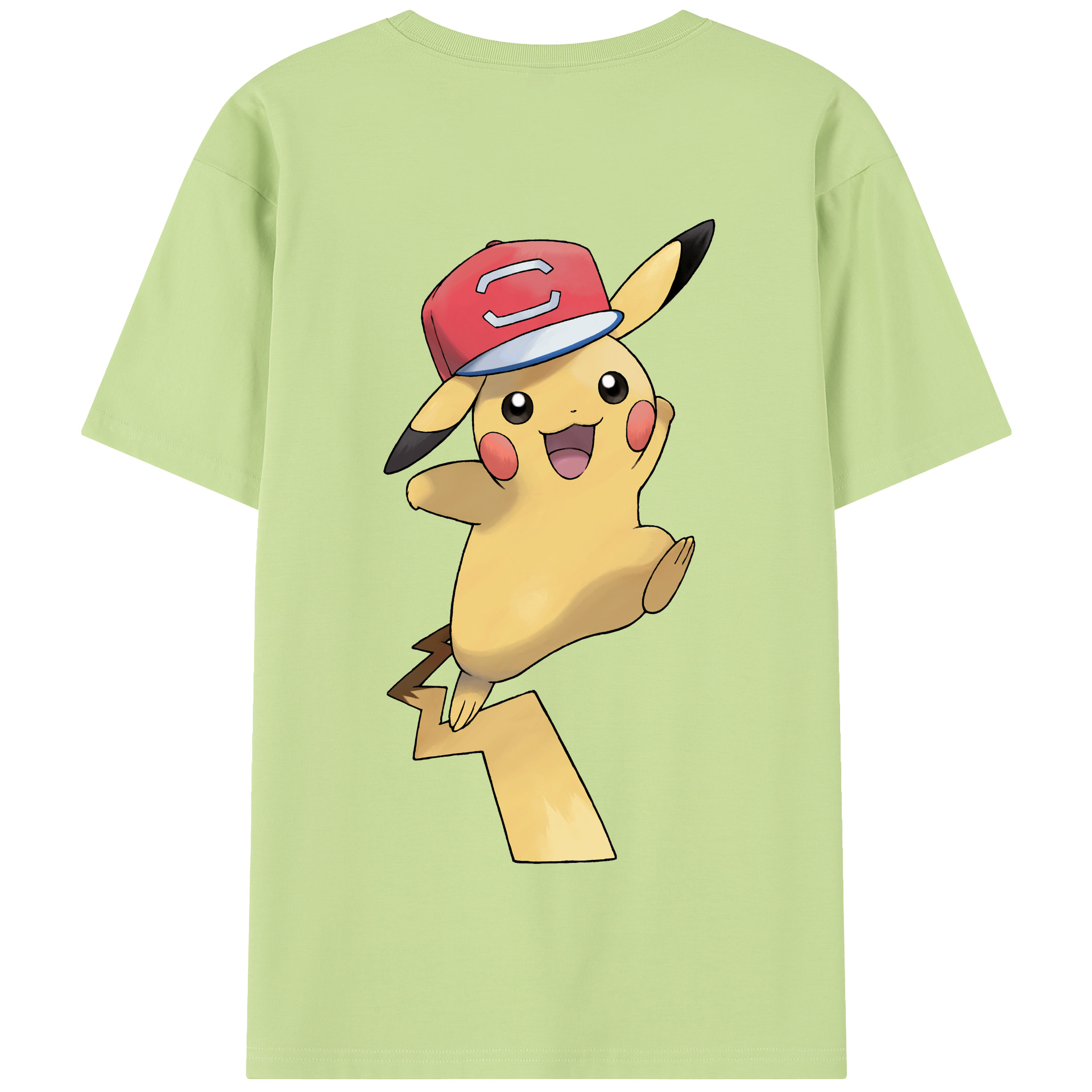 （画像用） ポケットモンスター Pokémon 綿100％半袖Tシャツ（背面プリント）